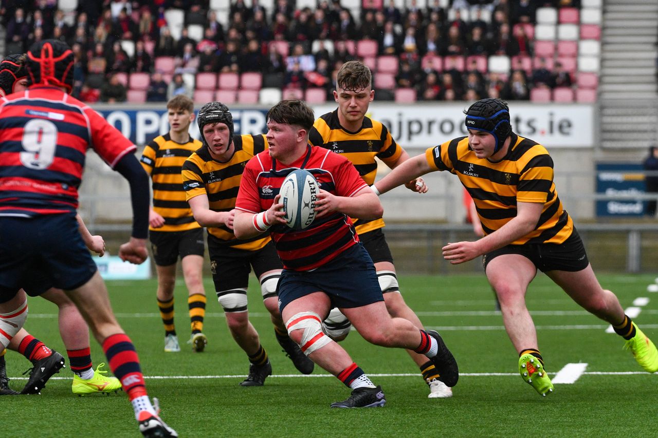 Schools' Cup final LIVE RBAI 2114 Ballymena Academy at Ravenhill in